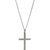 Arock Cross Långt Halsband Stål