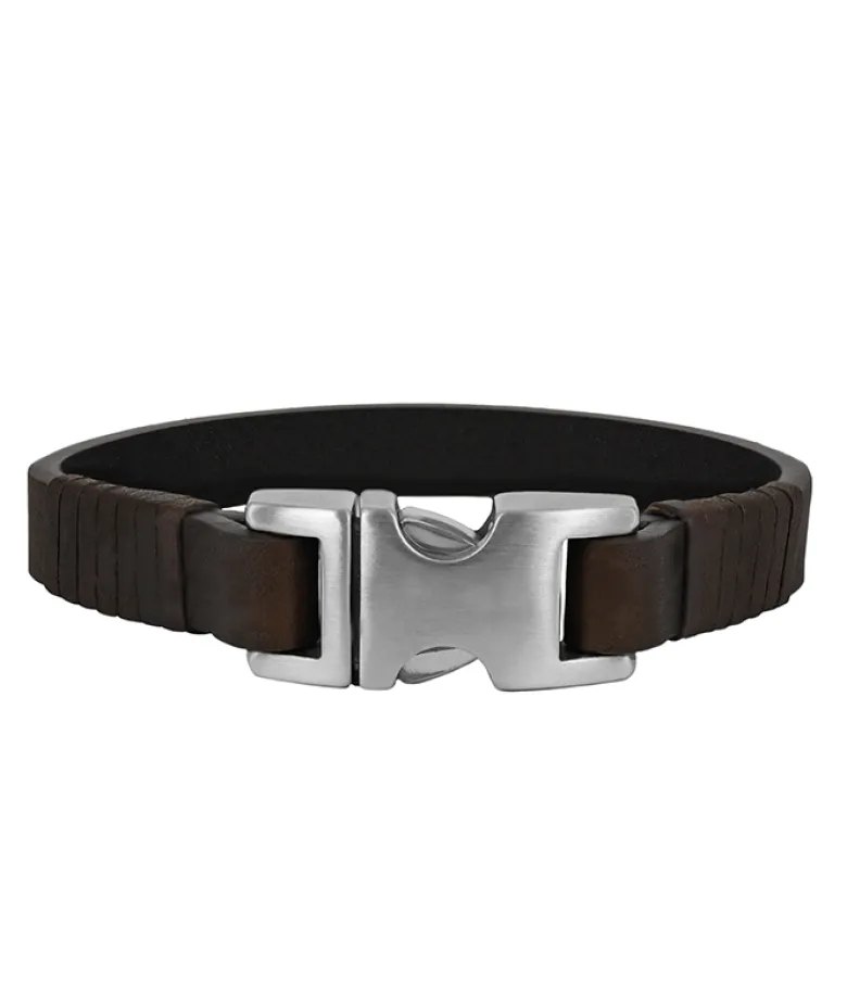 Arock JOHANNES Armband Brunt/Stål – 364970