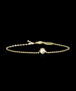 Blomdahl Armband G Bezel Guld 5 mm, Crystal