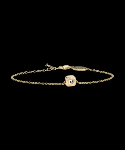 Blomdahl Armband Guld Brilliance Cushion 8 mm, Crystal
