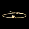 Blomdahl Armband Guld Heart 8 mm