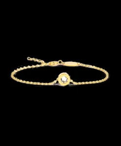 Blomdahl Armband med rund sten G Original 14-19 cm