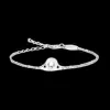 Blomdahl Armband S Grand Bezel 8 mm, Crystal (silver)
