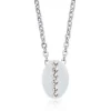 Blomdahl Halsband Brilliance Oval Crystal 33‑2441‑1001