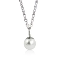 Blomdahl Halsband Pearl White 33‑2433‑0659