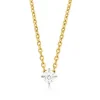 Blomdahl Halsband Tiffany CZ White 5 mm 33‑2304‑0530