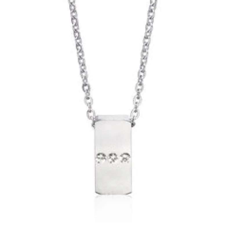 Blomdahl Halsband Triple Crystal 33‑2464‑1401