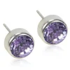 Blomdahl Örhängen Bezel Violet 15‑1424‑26