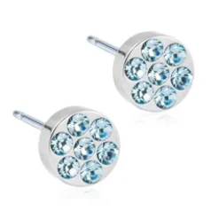 Blomdahl Örhängen Brilliance Plenary Aquamarine 5 mm 15‑12166‑05