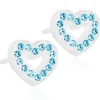 Blomdahl Örhängen Brilliance Heart Hollow Aquamarine 15‑01121‑05