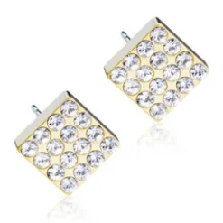 Blomdahl Örhängen Brilliance Square Crystal 15‑1392‑01
