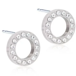 Blomdahl Örhängen Brilliance Puck Hollow Crystal 15‑12191‑01