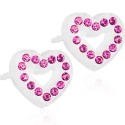 Blomdahl Örhängen Brilliance Heart Hollow Rose 15‑01121‑03