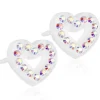 Blomdahl Örhängen Brilliance Heart Hollow Rainbow 15‑01121‑02
