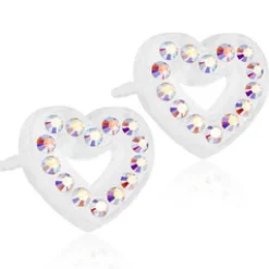 Blomdahl Örhängen Brilliance Heart Hollow Rainbow 15‑01121‑02