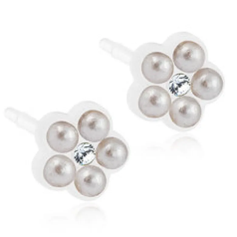 Blomdahl Örhängen Daisy Pearl Light Grey 15‑0114‑60