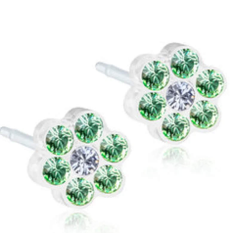 Blomdahl Örhängen Daisy Peridot Crystal 15‑0114‑44