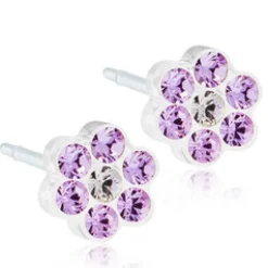 Blomdahl Örhängen Daisy Violet Crystal 15‑0114‑56
