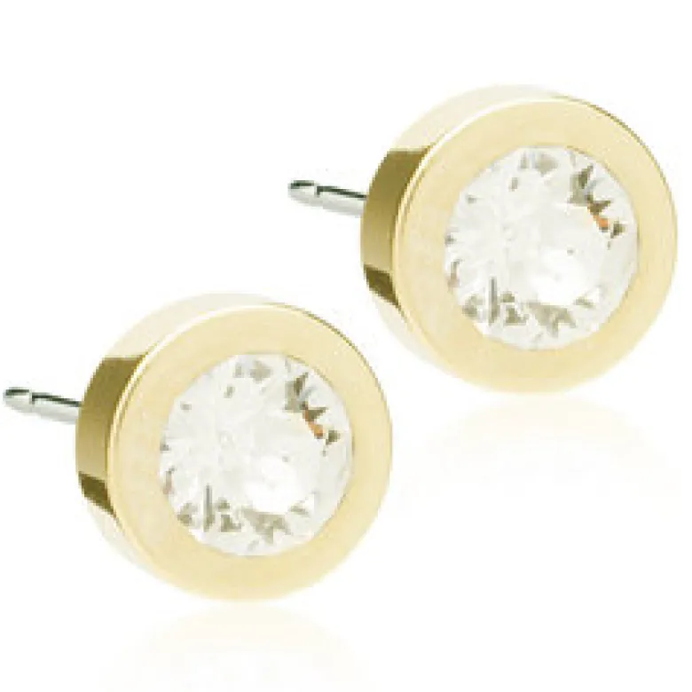 Blomdahl Örhängen Grand Bezel Crystal 15‑1312‑01