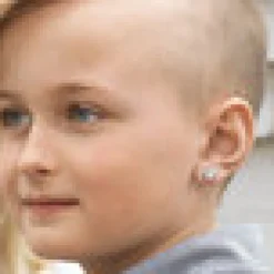 Blomdahl Örhängen Grand Square CZ White 15‑1220‑301