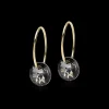 Blomdahl Örhängen GT Ear Ring 14 mm, Round 8 mm, Black Diamond