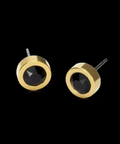 Blomdahl Örhängen GT Grand Bezel 8 mm, Black