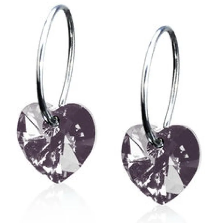 Blomdahl Örhängen Heart Black Diamond 15‑1255‑12