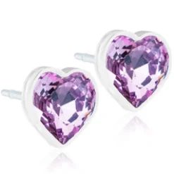 Blomdahl Örhängen Heart Light Amethyst 15‑0121‑74