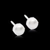 Blomdahl Örhängen MP Bezel Pearl 6 mm, White 15-0109-59