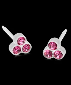 Blomdahl Örhängen MP Clover 6 mm, Rose