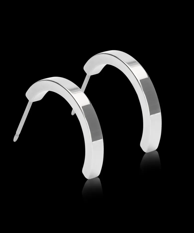 Blomdahl Örhängen NT Pendant Plain Curved 20 mm 15-12151-00