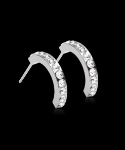 Blomdahl Örhängen NT Pendant Brilliance Curved 20 mm , Crystal 15-12148-01