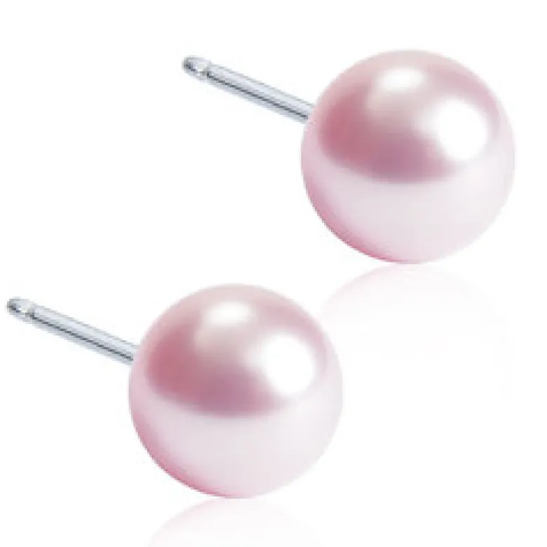 Blomdahl Örhängen Pearl Light Rose 6 mm 15‑1233‑64