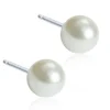 Blomdahl Örhängen Pearl White 5 mm 15‑1232‑59