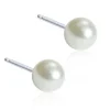 Blomdahl Örhängen Pearl White 4 mm 15‑1231‑59