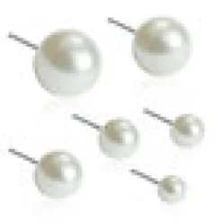 Blomdahl Örhängen Pearl White 4 mm 15‑1231‑59