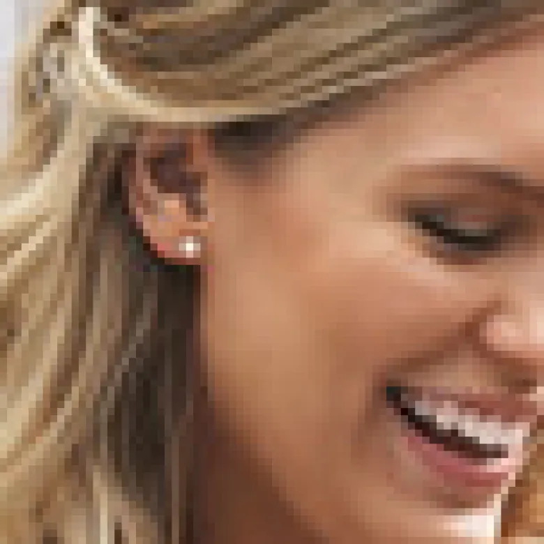 Blomdahl Örhängen Pearl White 6 mm 15‑1233‑59