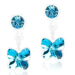 Blomdahl Örhängen Pendant Butterfly Aquamarine 15‑0103‑9905