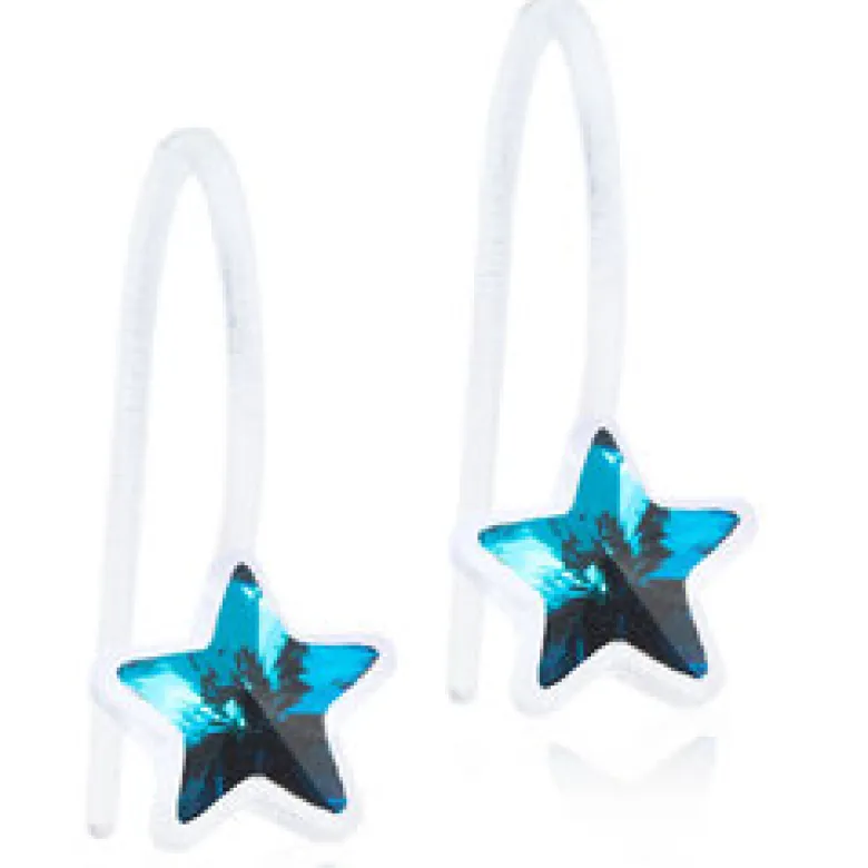 Blomdahl Örhängen Pendant Fixed Star Aquamarine 15‑0180‑0805
