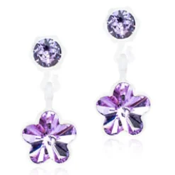 Blomdahl Örhängen Pendant Flower Violet 15‑0103‑3026