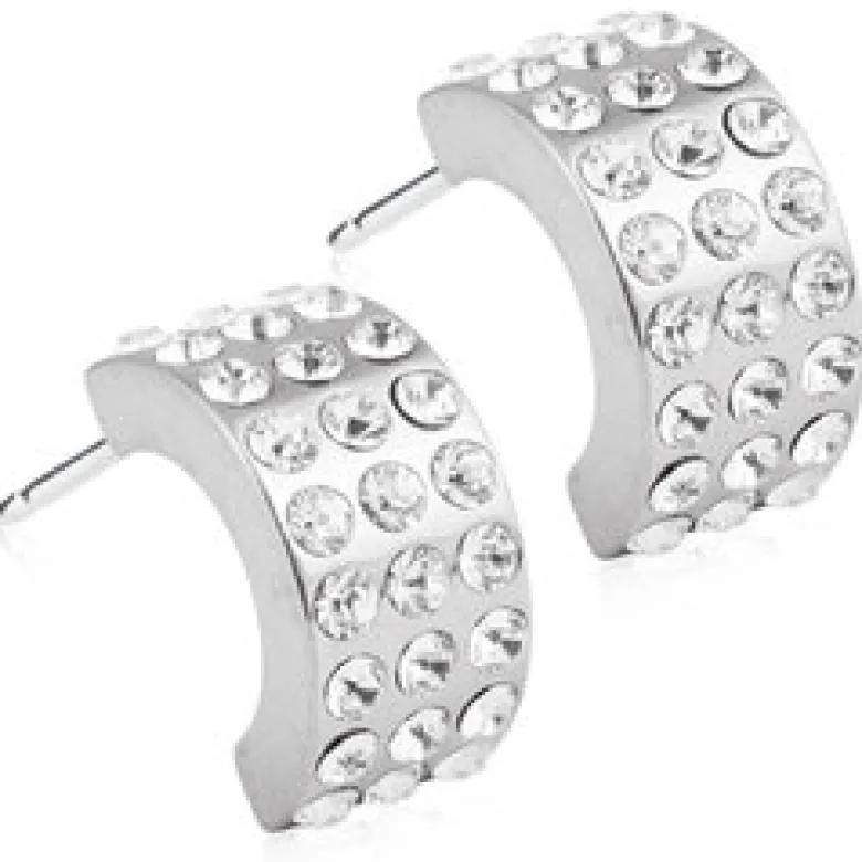 Blomdahl Örhängen Pendant Grand Brilliance Curved Crystal 15‑12143‑01