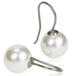 Blomdahl Örhängen Pendant Pearl White 15‑1238‑59