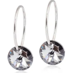 Blomdahl Örhängen Round Black Diamond 15‑1248‑12