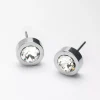 Blomdahl Örhängen ST Grand Bezel 8 mm, Crystal