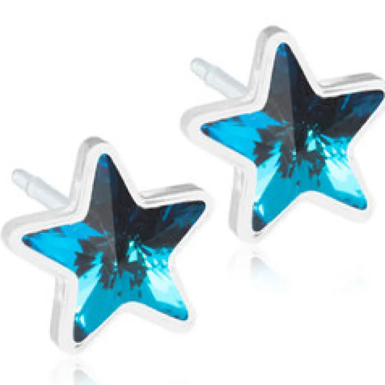 Blomdahl Örhängen Star Aquamarine 15‑0108‑05