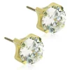 Blomdahl Örhängen Tiffany CZ White 7 mm 15‑1315‑30