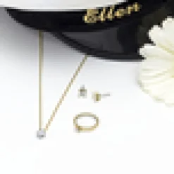 Blomdahl Örhängen Tiffany CZ White 7 mm 15‑1315‑30