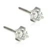 Blomdahl Örhängen Tiffany CZ White 4 mm 15‑1403‑30