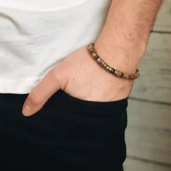 By Billgren Armband, lapis, blå/stål – 8211