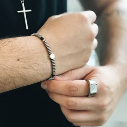By Billgren Armband, länk, guld/stål – 8207